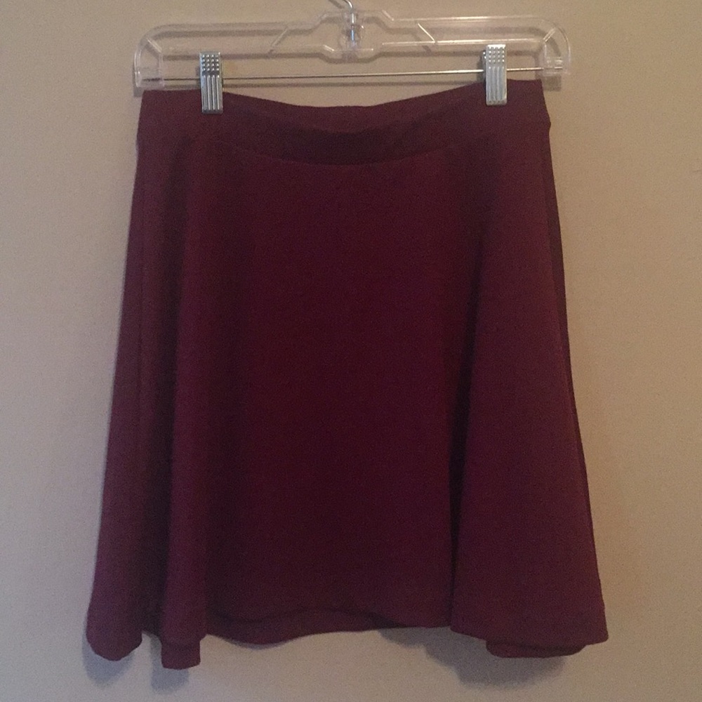 Maroon Skirt